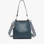 Penny Prussian Blue Bucket Bag