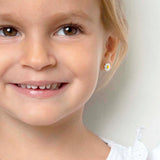 Sterling Silver Child In Season Daisy Earrings