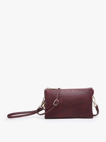 Riley Dark Raspberry Crossbody/Wristlet