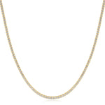 Gold Pavé Tennis Necklace