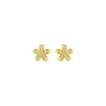 Gold Petite Daisy Studs