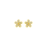 Gold Petite Daisy Studs