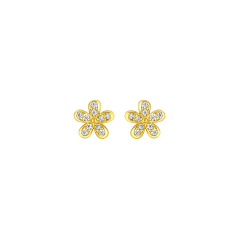 Gold Petite Daisy Studs