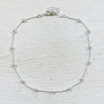 Sterling Silver Ball Anklet