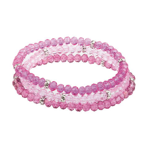 Kids Mini Crystal Bracelet - Pink Paradise