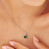 Green Fancy Charm Necklace