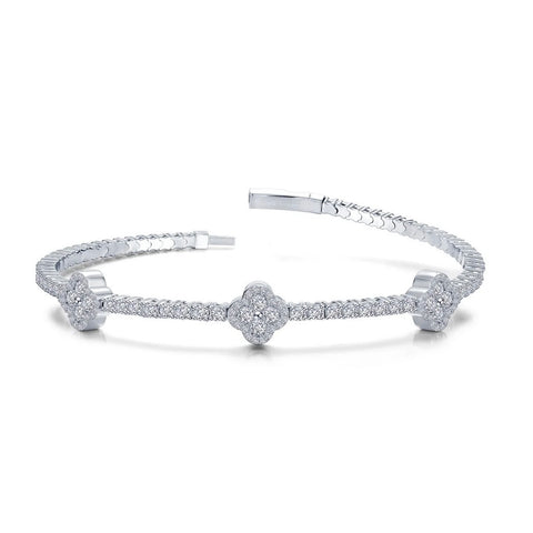 Sterling Silver Flexible Tennis Bracelet