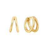 Gold Double Huggies