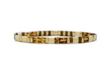 GRANDMA - Morse Code Tila Beaded Bracelet - Terrific Tortoise