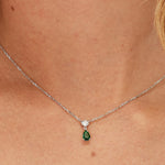Green Fancy Charm Necklace