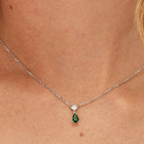 Green Fancy Charm Necklace