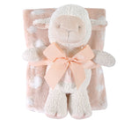 Pink Lamb - Blanket/Toy Set