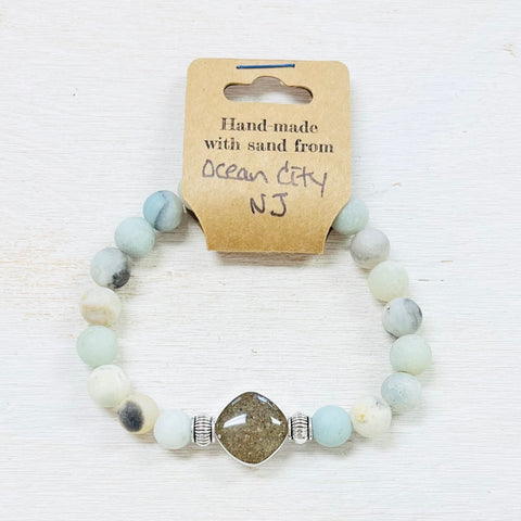 Ocean City, NJ Shore Line Sand Bracelet