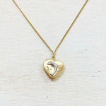 Gold Filled Dolphin Heart Locket