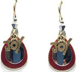 Silver Forest Christmas Joy Earrings