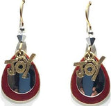 Silver Forest Christmas Joy Earrings