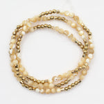 Fashion Natural Beaded Stretch Bracelet Set of 3