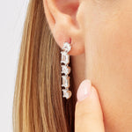 White Fancy Earrings