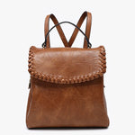 Blossom Brown Whipstitch Backpack