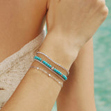 Silver Turquoise Bracelet