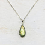 Fashion Teardrop Stone Necklace