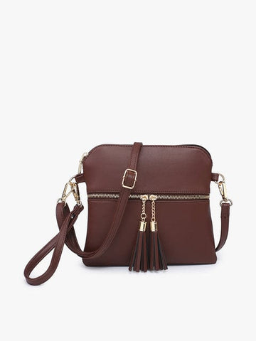 Tara Chocolate Brown Crossbody Bag