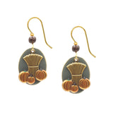 Silver Forest Autumn Earrings
