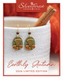 Silver Forest Autumn Earrings