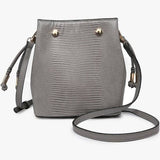 Rain Lizard Grey Bucket Bag