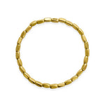 Isla Gold Block Party Stretch Bracelet- 3mm