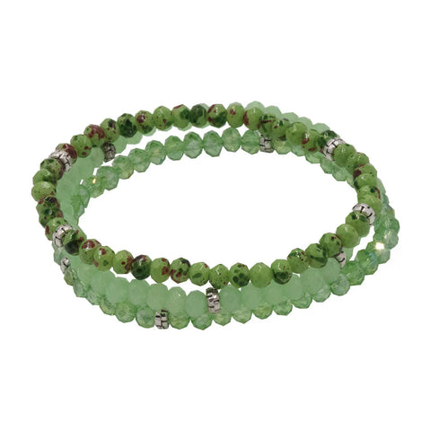 Kids Mini Crystal Bracelet - Peppermint