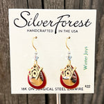 Silver Forest Joy Earrings