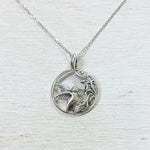 Sterling Silver Hummingbird Necklace