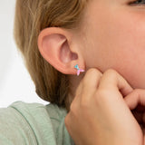 Sterling Silver Mermaid Tail Earrings