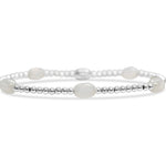 Isla Here & There- White Cap Bracelet