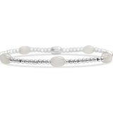 Isla Here & There- White Cap Bracelet