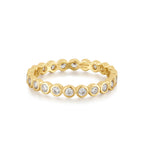 Gold Bezel Set Ring- Size 7