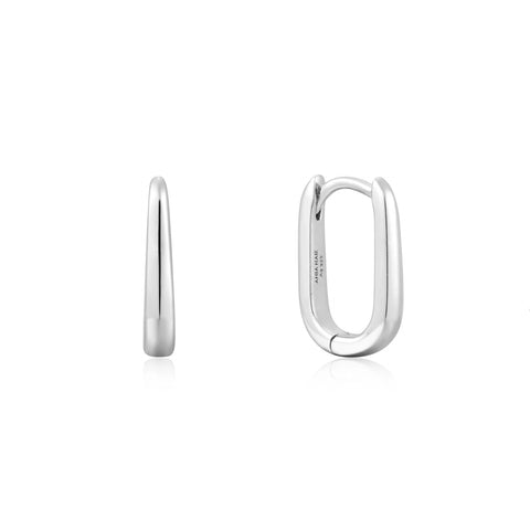 Silver Oval Huggies