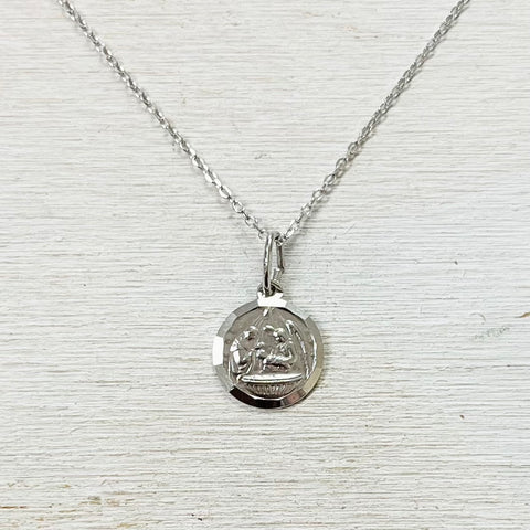 Sterling Silver Baptism Necklace