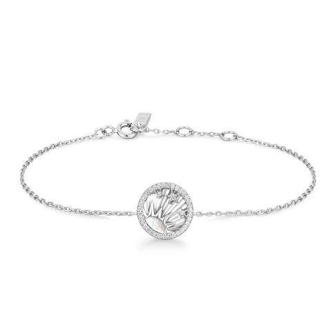 Silver Shiny Sun Star Bracelet