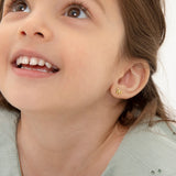 Sterling Silver Gold Plated Bow Earrings