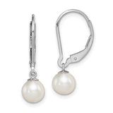 Sterling Silver Freshwater Pearl Dangle Earrings