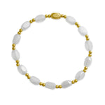 Isla All In- White Cap Bracelet