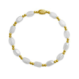 Isla All In- White Cap Bracelet