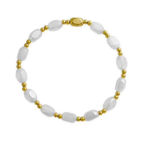 Isla All In- White Cap Bracelet