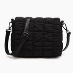 Tegan Black Quilted Crossbody