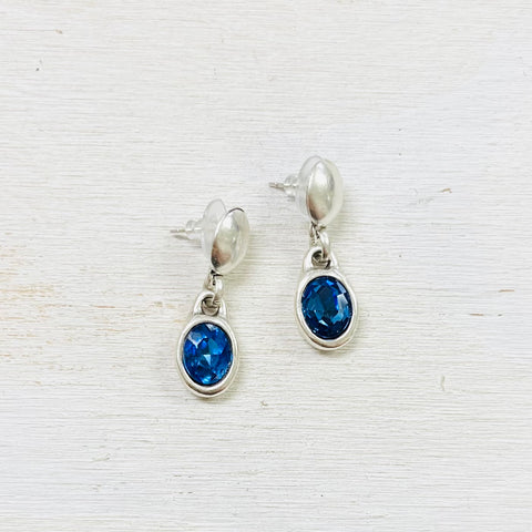 Fashion Blue Stone Earrings