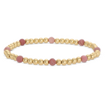 Fashion Plated Gold-Tone Stretch Bracelet(multiple colors available)