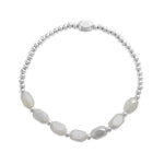 Isla Meet Me Halfway- White Cap Bracelet
