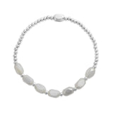 Isla Meet Me Halfway- White Cap Bracelet